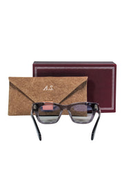 Current Boutique-Jacques Marie Mage - Transparent Blue Square Sunglasses