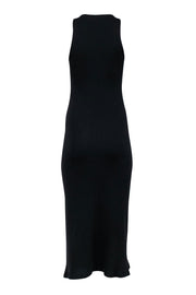 Current Boutique-James Perse - Black Ribbed Sleeveless Maxi Dress Sz XS