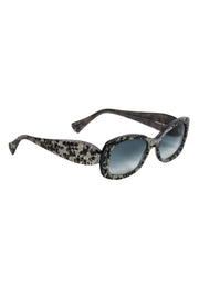 Current Boutique-Jean Lafont - Grey & Black Print Sunglasses