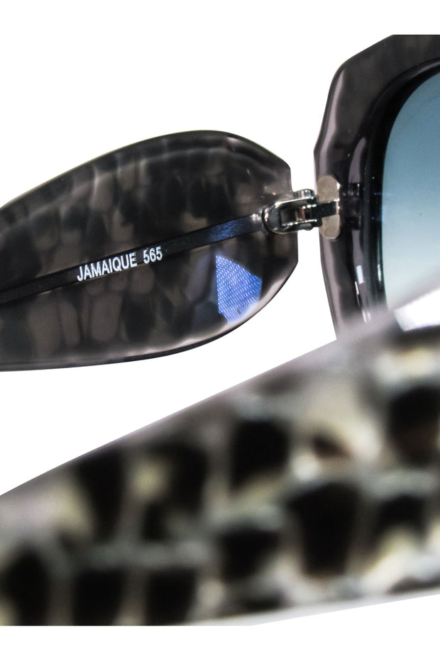 Current Boutique-Jean Lafont - Grey & Black Print Sunglasses