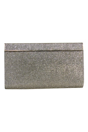 Current Boutique-Jimmy Choo - Gold Metallic Rectangular Clutch