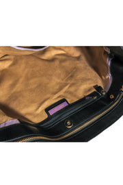 Current Boutique-Jimmy Choo - Purple, Blue & Black Metallic Python Shoulder Bag