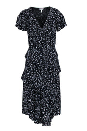 Current Boutique-Joie - Black & White Floral Print Maxi Dress Sz 0