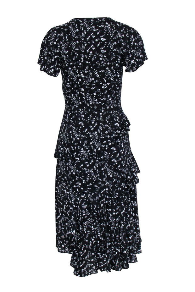 Current Boutique-Joie - Black & White Floral Print Maxi Dress Sz 0