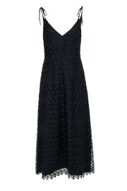 Current Boutique-Joie - Black Sleeveless Lace Formal Dress Sz 6