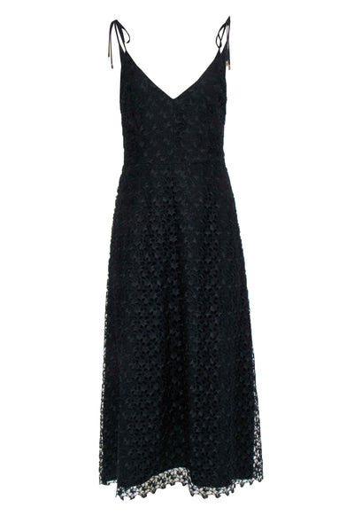Current Boutique-Joie - Black Sleeveless Lace Formal Dress Sz 6