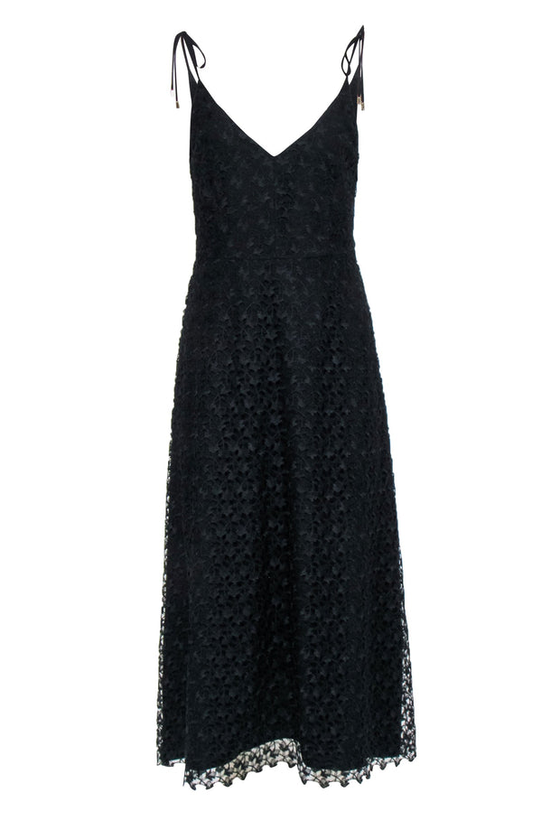 Current Boutique-Joie - Black Sleeveless Lace Formal Dress Sz 6