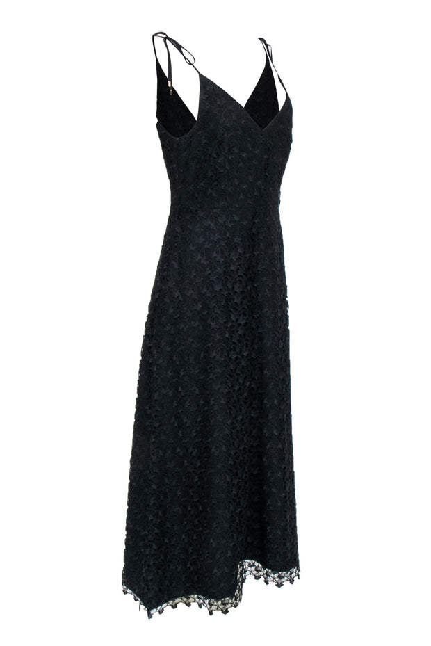 Current Boutique-Joie - Black Sleeveless Lace Formal Dress Sz 6