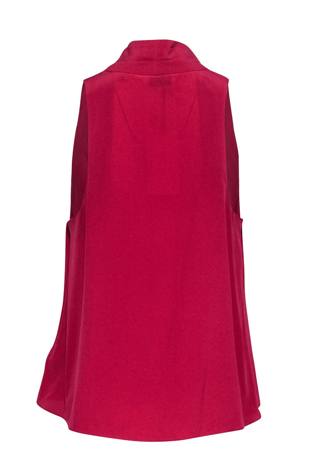 Current Boutique-Joie - Fuchsia Silk "Ocana " Sleeveless Top Sz XS