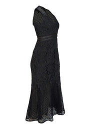 Jonathan Simkhai - Black Lace Sleeveless V-Neckline Formal Dress Sz 8 - Current Boutique
