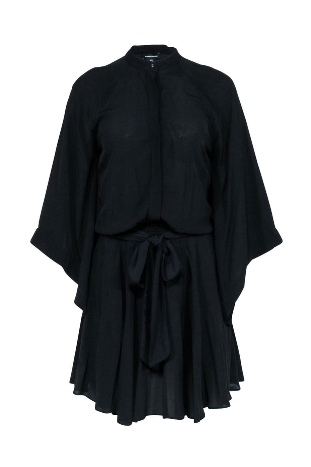Current Boutique-Karen Millen - Black Mini Dress w/ Embroidered Back Detail Sz 4
