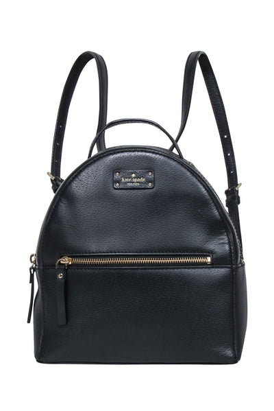 Current Boutique-Kate Spade - Black Leather Backpack