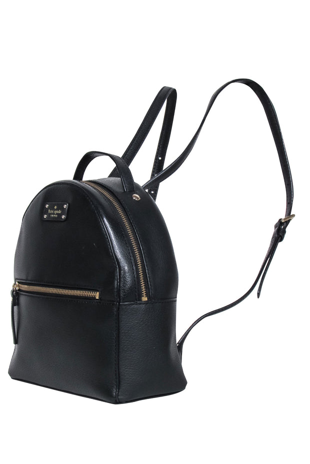 Current Boutique-Kate Spade - Black Leather Backpack