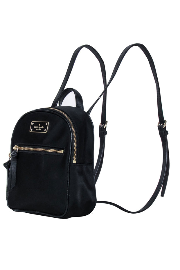 Current Boutique-Kate Spade - Black Nylon Mini Backpack