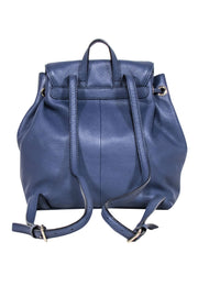 Current Boutique-Kate Spade - Navy Leather Fold-Over Backpack