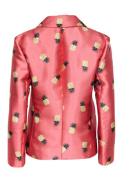 Current Boutique-Kate Spade - Coral Pineapple Jacquard Jacket Sz 4