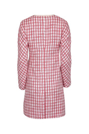 Current Boutique-Kate Spade - Pink & White Tweed Coat w/ Metallic Threading Sz XS