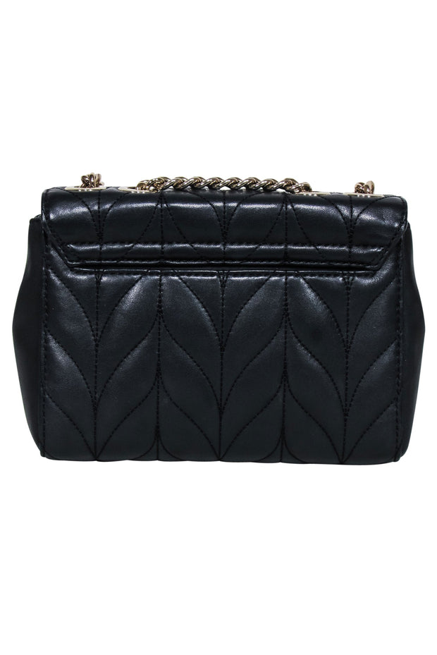 Current Boutique-Kate Spade - Black Quilted Leather Crossbody Bag