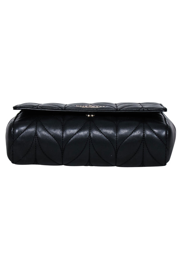 Current Boutique-Kate Spade - Black Quilted Leather Crossbody Bag