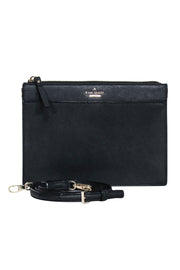 Current Boutique-Kate Spade - Black Saffiano Leather Rectangular Crossbody Bag