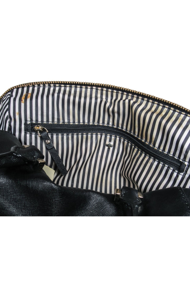 Current Boutique-Kate Spade - Black Small Barrel Crossbody Bag