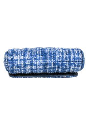 Current Boutique-Kate Spade - Blue Quilted Tweed Mini "Emelyn" Crossbody Bag