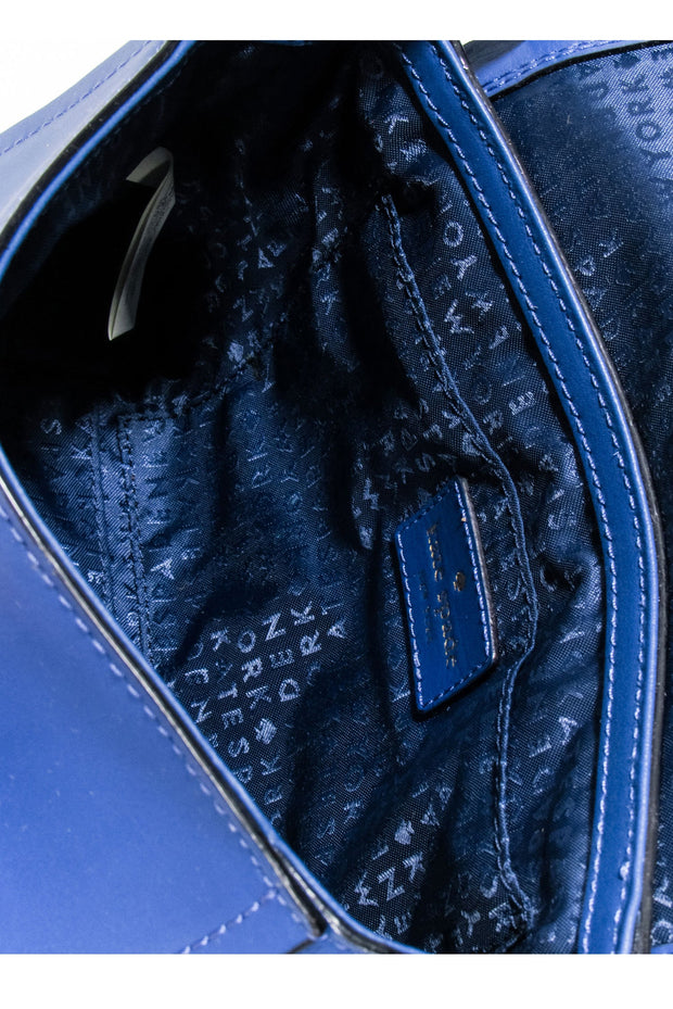 Current Boutique-Kate Spade - Cobalt Blue Leather Scalloped Edge Crossbody Bag