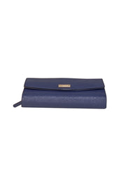 Kate Spade - Dark Blue Saffiano leather - Current Boutique