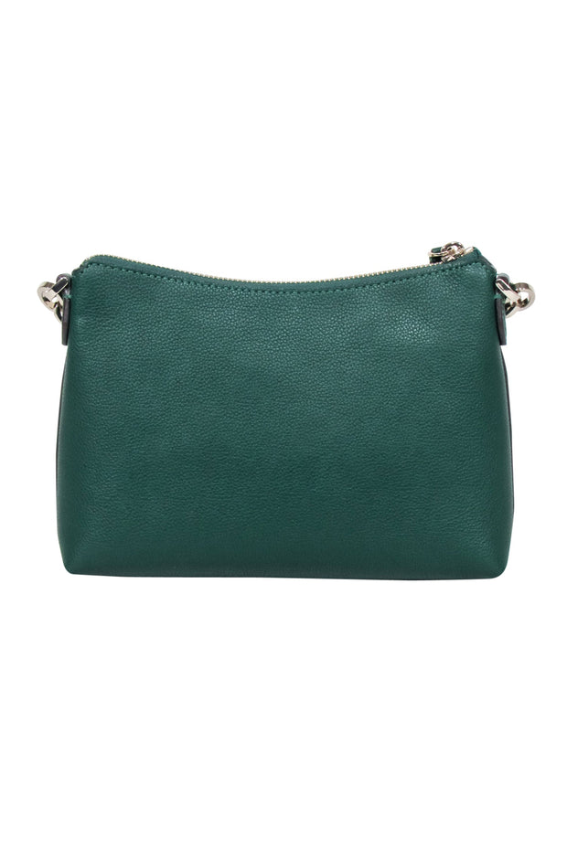 Current Boutique-Kate Spade - Emerald Green Pebbled Leather Crossbody Bag