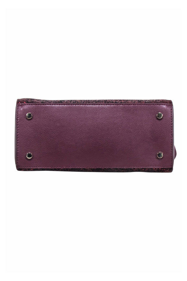 Current Boutique-Kate Spade - Maroon Glitter Crossbody Bag
