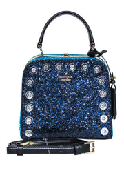 Current Boutique-Kate Spade - Blue Violina Glitter Crossbody Bag