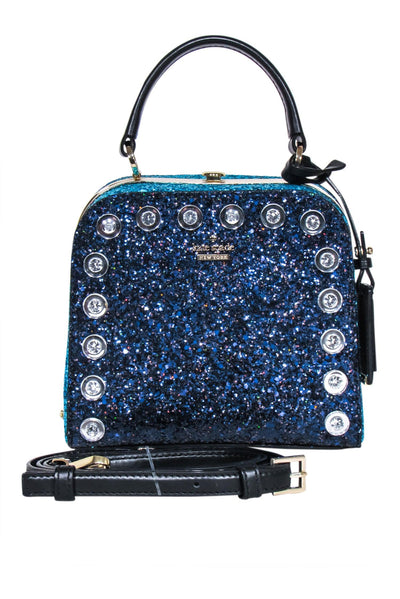 Current Boutique-Kate Spade - Blue Violina Glitter Crossbody Bag