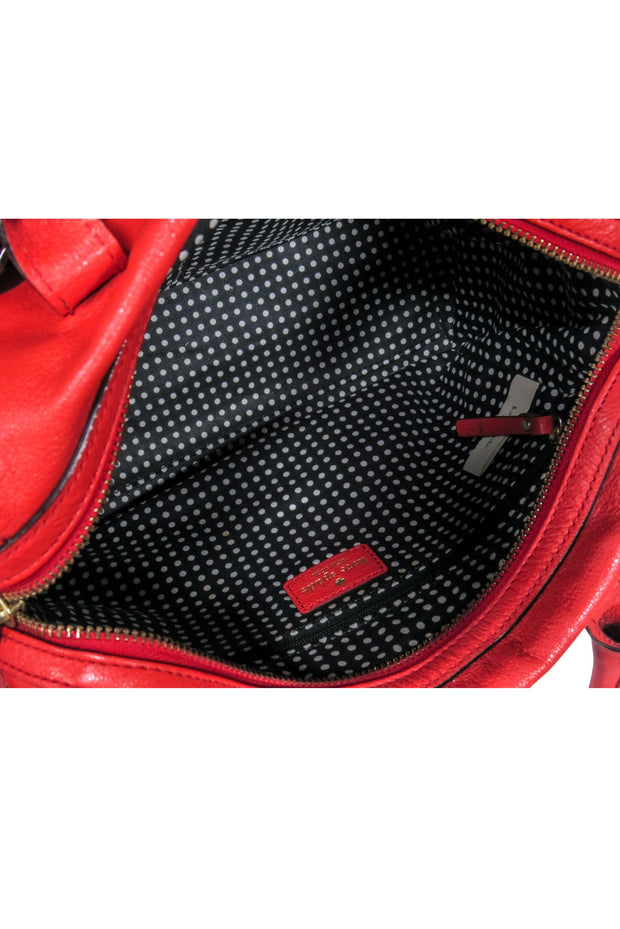 Current Boutique-Kate Spade - Red Leather Bow Front Crossbody Bag