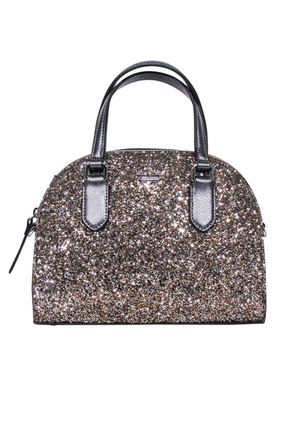 Current Boutique-Kate Spade - Silver & Grey Glitter "Laurel Way" Crossbody Bag