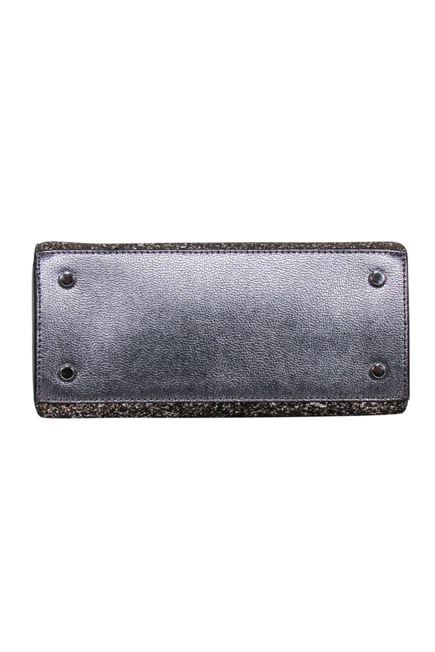 Current Boutique-Kate Spade - Silver & Grey Glitter "Laurel Way" Crossbody Bag