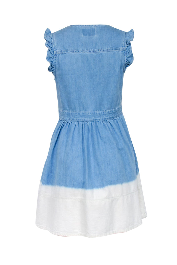 Current Boutique-Kate Spade - Blue & White Dip Dyed Denim Dress Sz 2