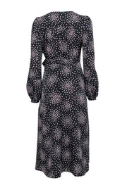 Current Boutique-Kate Spade - Black & Light Pink "Festive Confetti" Wrap Dress Sz 0