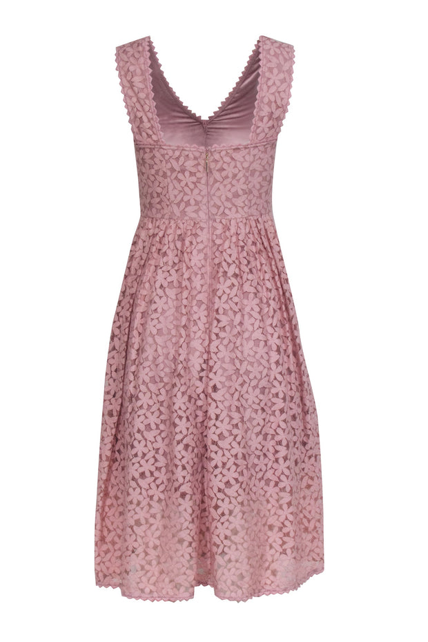 Current Boutique-Kate Spade - Mauve Pink Lace Sleeveless Dress Sz 0