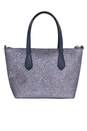 Current Boutique-Kate Spade - Dusk Navy "Joeley" Glitter Satchel