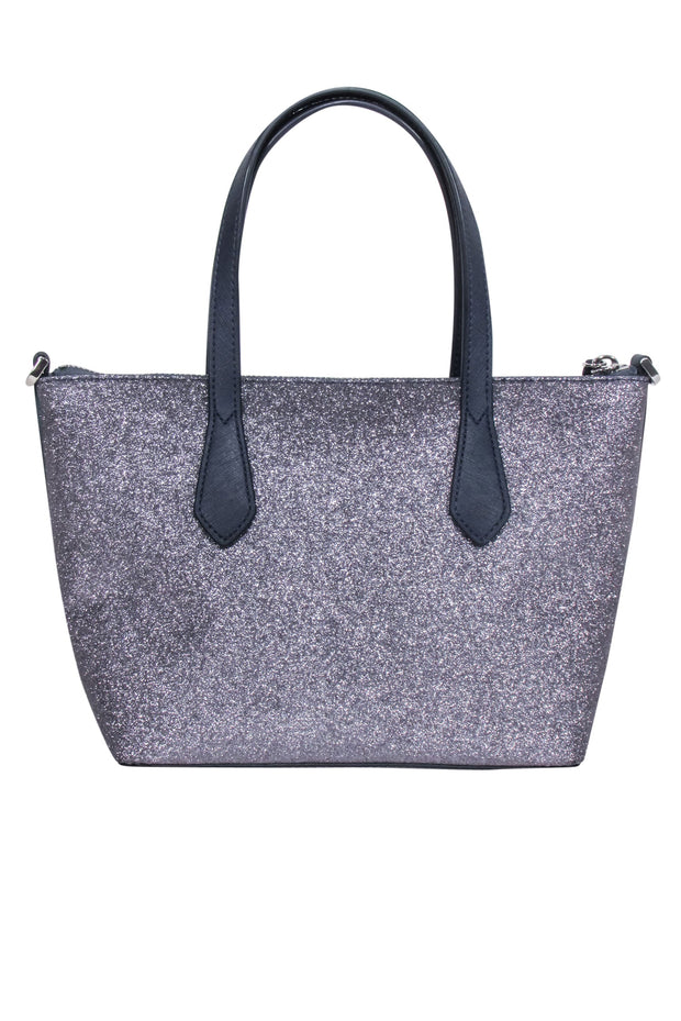 Current Boutique-Kate Spade - Dusk Navy "Joeley" Glitter Satchel