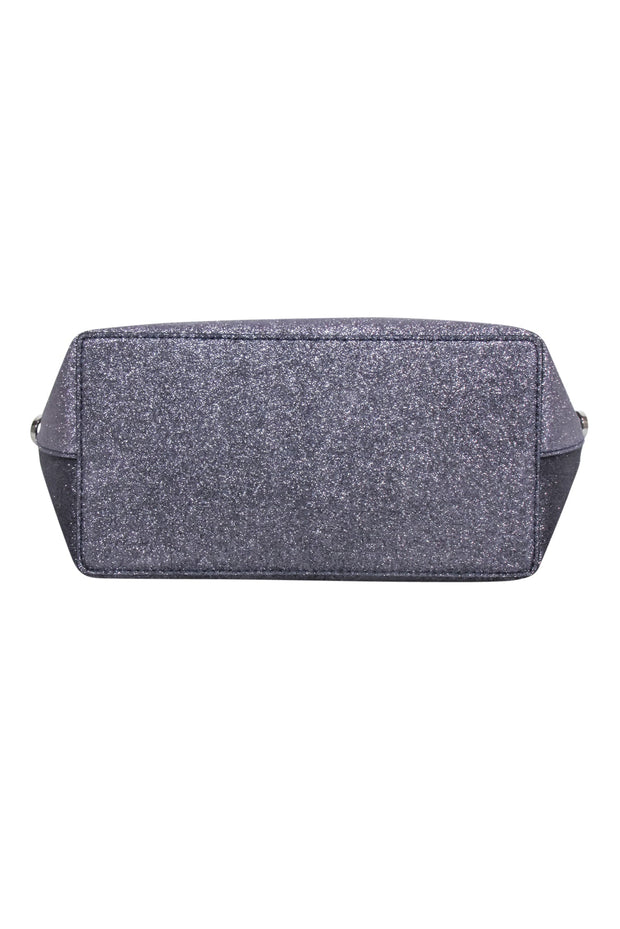 Current Boutique-Kate Spade - Dusk Navy "Joeley" Glitter Satchel