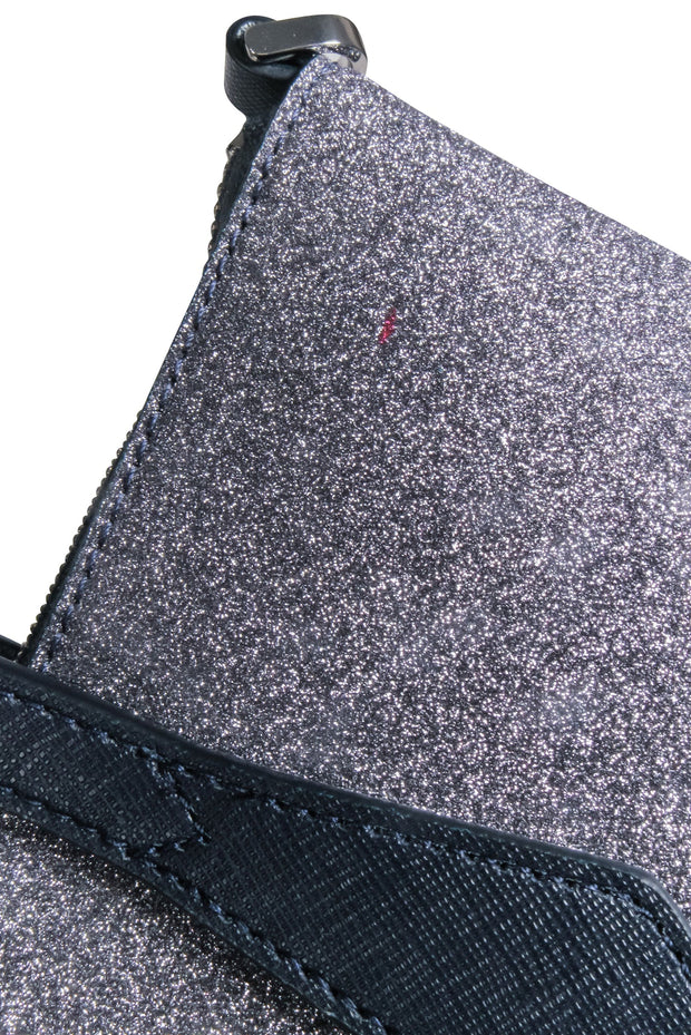 Current Boutique-Kate Spade - Dusk Navy "Joeley" Glitter Satchel