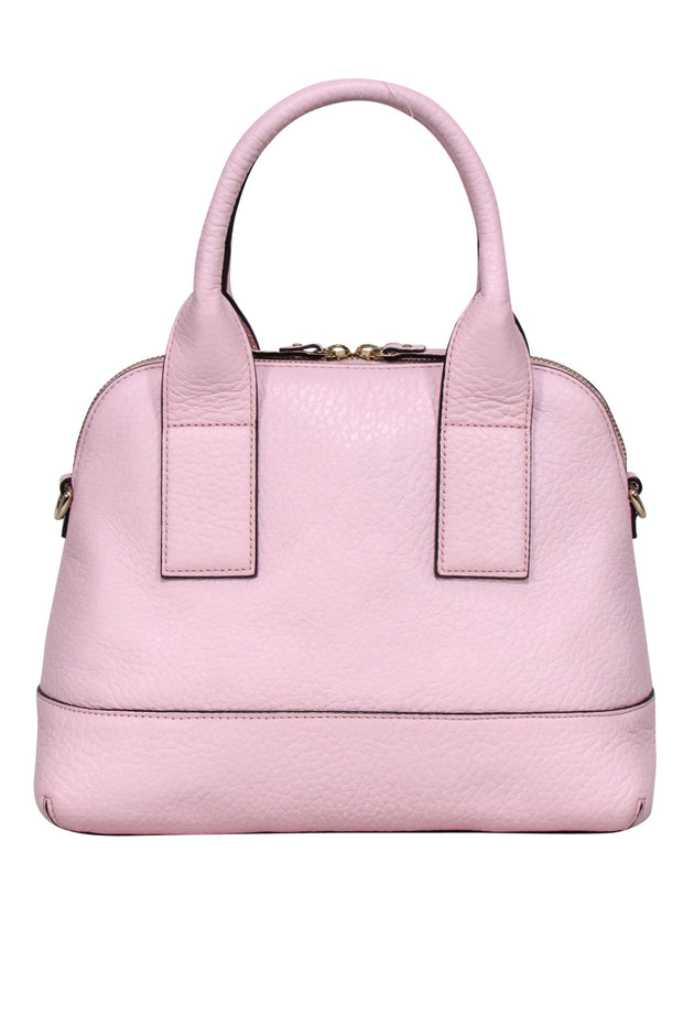 Current Boutique-Kate Spade - Light Pink Pebbled Leather Southport Ave Jenny Satchel