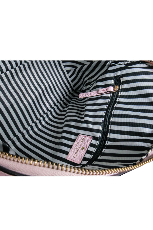 Current Boutique-Kate Spade - Light Pink Pebbled Leather Southport Ave Jenny Satchel