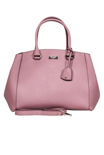 Current Boutique-Kate Spade - Mauve Saffiano Leather Satchel