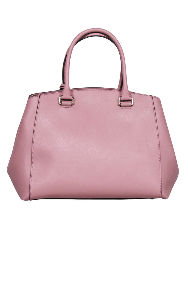 Current Boutique-Kate Spade - Mauve Saffiano Leather Satchel