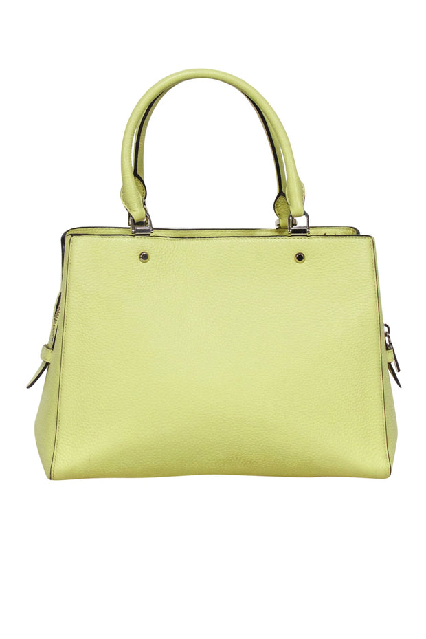 Current Boutique-Kate Spade - Neon Yellow Pebbled Leather Satchel Bag