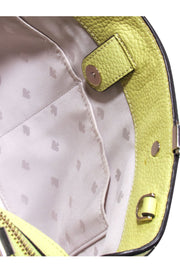 Current Boutique-Kate Spade - Neon Yellow Pebbled Leather Satchel Bag