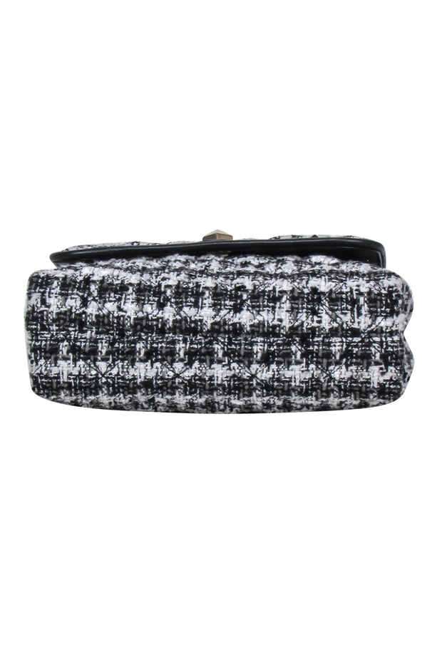 Current Boutique-Kate Spade - Black, Grey & White Tweed "Natalia" Shoulder Bag