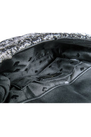 Current Boutique-Kate Spade - Black, Grey & White Tweed "Natalia" Shoulder Bag